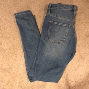 Light wash jeans